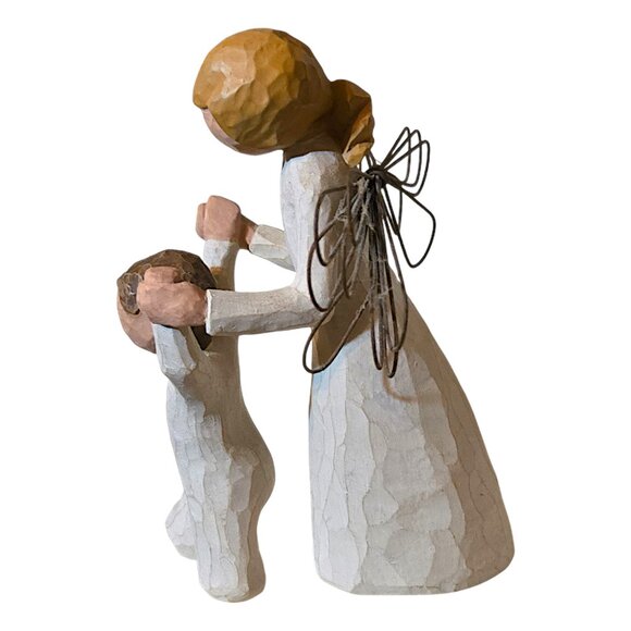 Willow Tree Guardian Angel Figurine Demdaco Susan Lordi Birth Love Healing 2000 - Picture 4 of 5